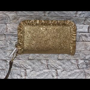 BRAND NEW RUFFLE METALLICGOLD MICHAELKORS WRISTLET